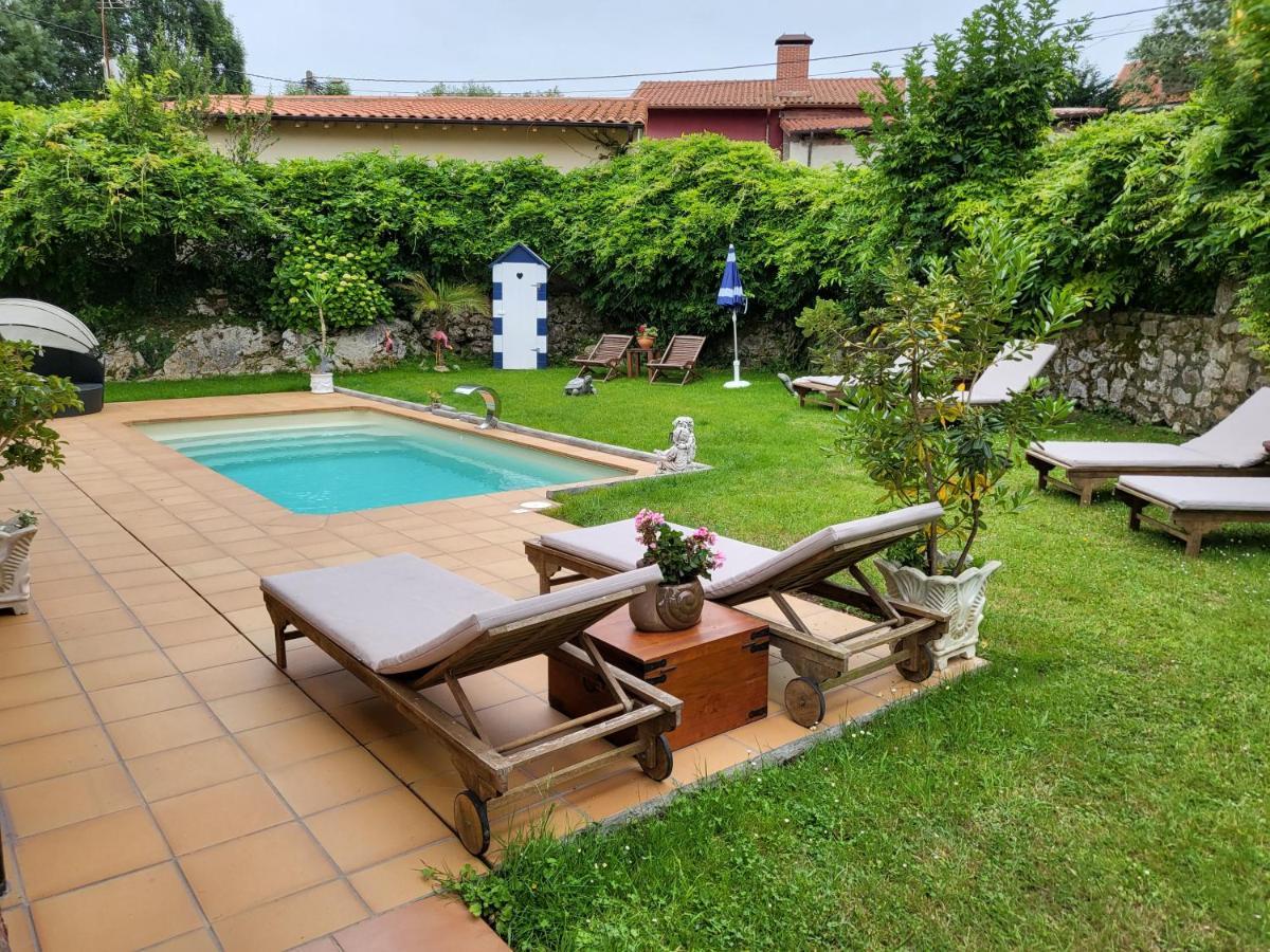 Casa frente a los Bufones de Pria Villa Llames de Pría Exterior foto